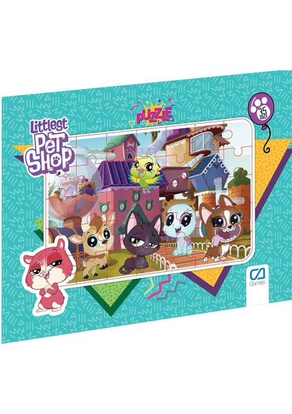 Ca 5018-5019 Littlest Pet Shop Frame Puzzle 35 Parça-Ca Games