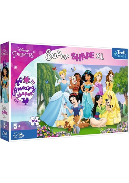 PUZZLE-50019 Princess 104 Parça Çocuk Puzzle