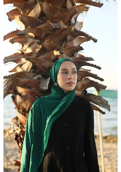 Neo Pamuk Şal Zümrüt Renk fırsatları