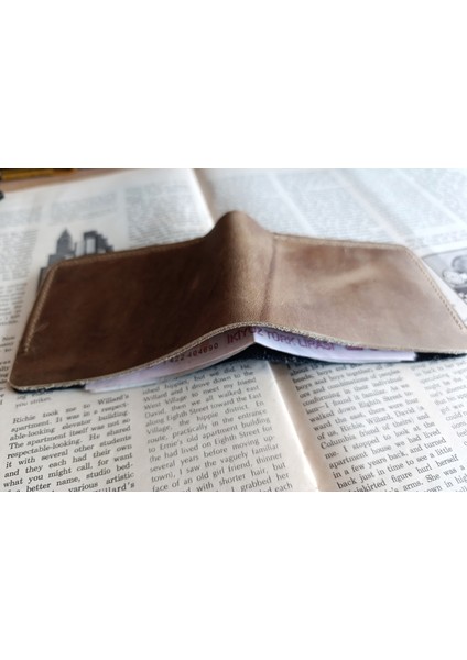 Gerçek Deri Tamamen El Emeği Cüzdan 22CM*8CM * 1 Kağıt Para Alanı 4 Kart Bölmesi Ll6 fırsatları