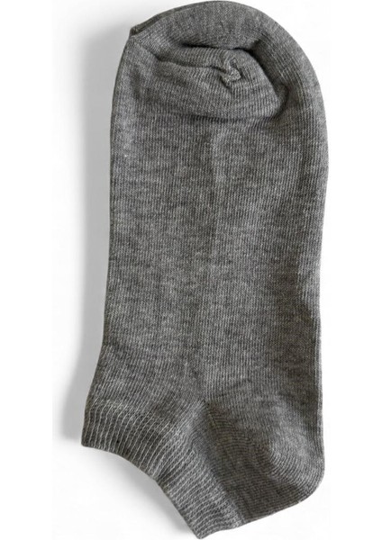 Kadın Pamuklu Görünmez Patik Çorap 4’lü Set – Siyah / Beyaz / Karışık Renk – Kaymaz Silikonlu, Terletmeyen, Konforlu