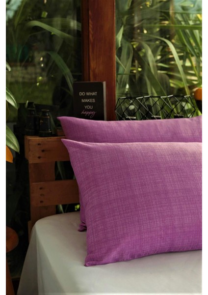 AT7524 Yastik Kilifi, Mor, 2'li