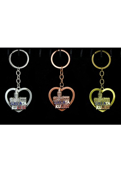 Metal Galata Kulesi Anahtarlık ALK2209