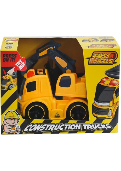 ER-241 Fast Wheels Inşaat Araçları Kepçeli Kamyon -Erdem Oyuncak