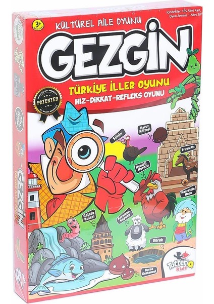 2290 Gezgin Türkiye Iller Oyunu -Tottreiq