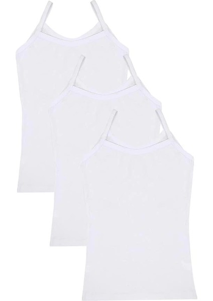 Moda Kız Çocuk 3'lü Ip Askılı Atlet