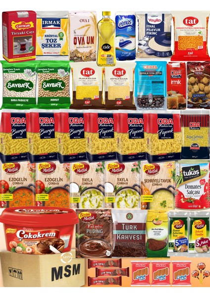 Ramazan Paketi Erzak Kolisi Kumanya Paketi Ramazan Kolisi Gıda Paketi Parça Çocuklar İçin Çikolata Setli No 05 modelleri