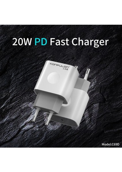 MYT09 C69D 20W Type-C Çıkışlı Pd Şarj Cihazı fırsatları