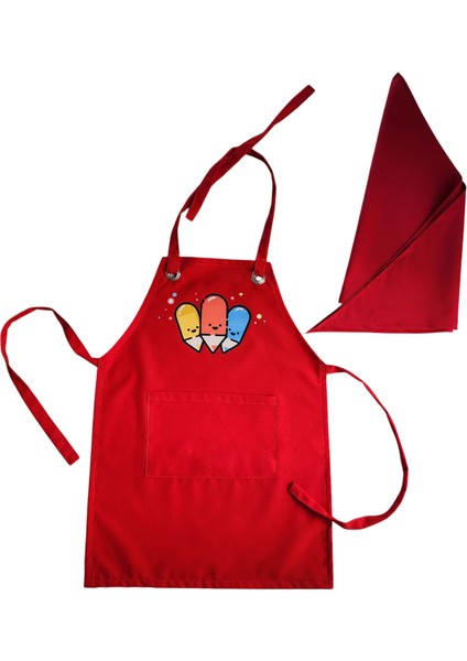 Çocuk Mutfak Önlüğü,etkinlik Önlüğü+Bandana