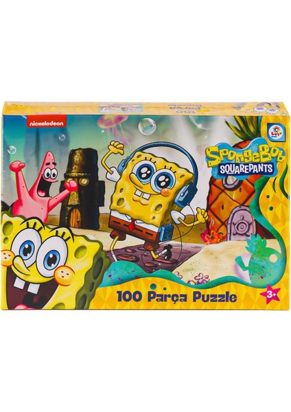 SB0049 Spongebob 100 Parça Puzzle -Laçokids
