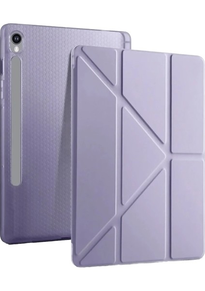 MYT09 Samsung Galaxy Tab S10 Fe Plus 13.1 Kalemlikli Mars Tablet Kılıfı - Lila