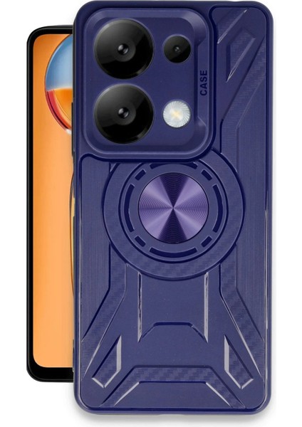 MYT09 Xiaomi Redmi Note 13 4g Kılıf Lincoln Silikon - Lacivert