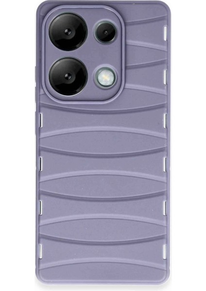 MYT09 Xiaomi Redmi Note 13 Pro 4g Kılıf Bibercas Silikon Kapak - Lila