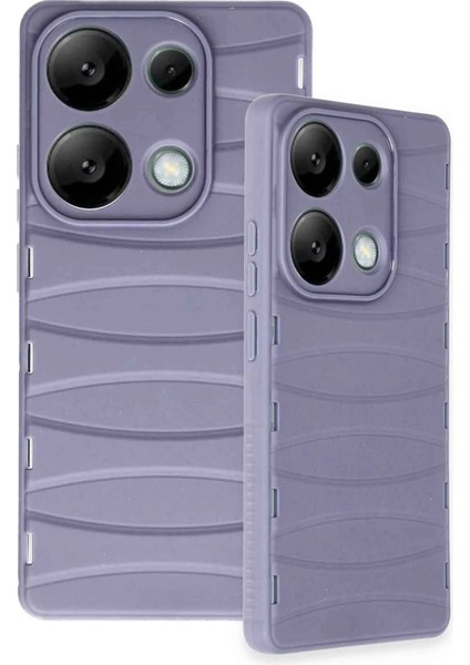 MYT09 Xiaomi Redmi Note 13 Pro 4g Kılıf Bibercas Silikon Kapak - Lila modelleri