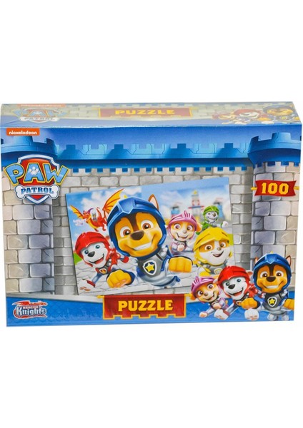 PW7910 Paw Patrol 100 Parça Puzzle - Laço Kids - Utku Oyuncak