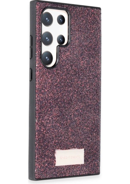 MYT09 Samsung Galaxy S24 Ultra Bright Simli Kapak - Derin Mor