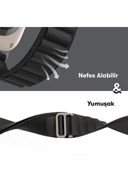 MYT09 Apple Watch 38MM Mountain Kordon - Sarı