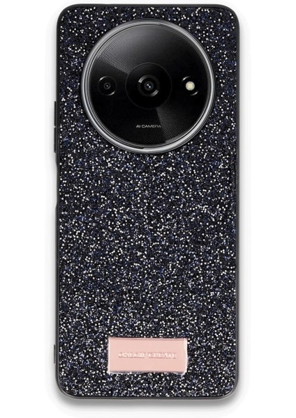 MYT09 Xiaomi Redmi A3 4g Bright Simli Kapak - Siyah