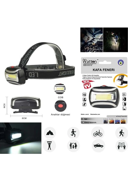 Ultra Smd Kafa Feneri WT-317