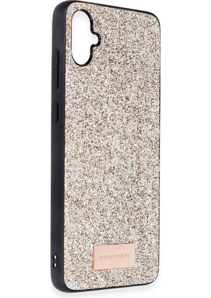 MYT09 Samsung Galaxy A05 Bright Simli Kapak - Gold fiyatları