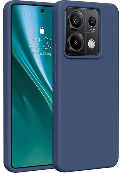 MYT09 Xiaomi Redmi Note 13 Pro 4g Kılıf First Silikon - Lacivert