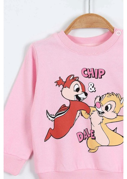 6-24 Ay Chip & Dale Baskılı Ispanyol Paça Bebek Takımı | Mevsimlik modelleri