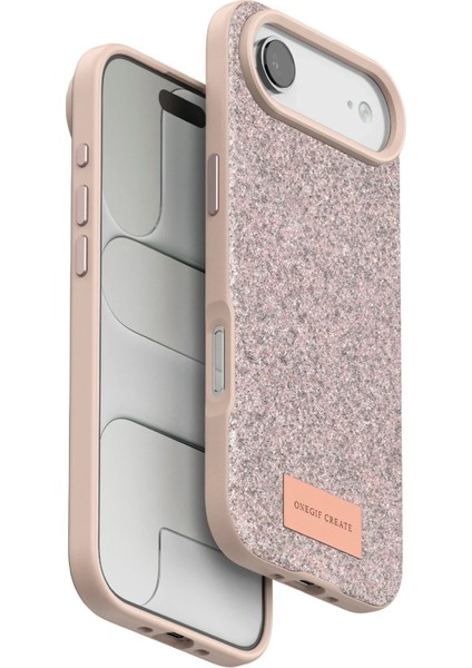 MYT09 Apple iPhone 17 Air Bright Simli Kapak - Pembe