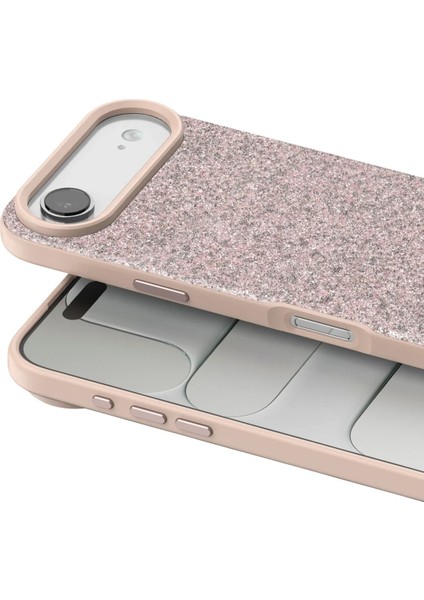 MYT09 Apple iPhone 17 Air Bright Simli Kapak - Pembe fiyatları