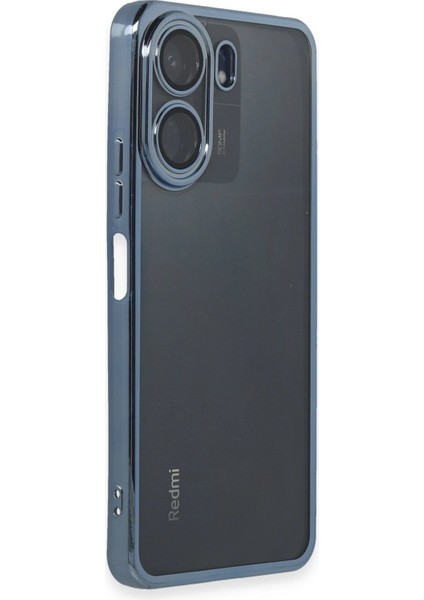 MYT09 Xiaomi Redmi 13C Kılıf Lensli Silikon - Lacivert fiyatları