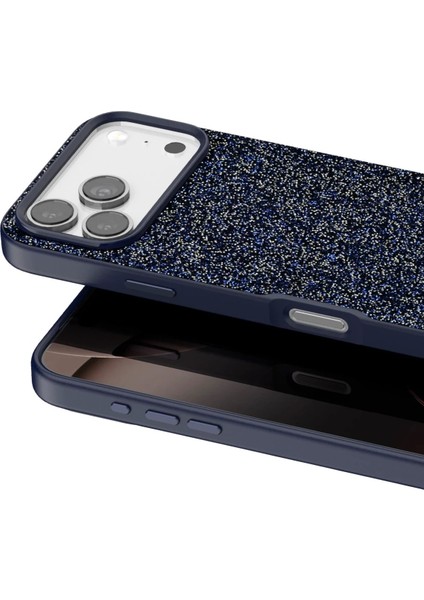 MYT09 Apple iPhone 17 Pro Max Bright Simli Kapak - Mavi fiyatları