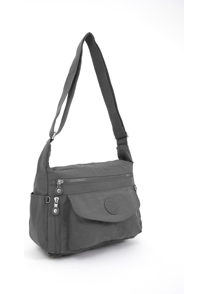 Sanmorris Glc Kadın 3053 Suya Dayanıklı Krinkıl Kumaş Çok Gözlü Ayarlanabilir Çapraz Askılı Omuz Çantası fırsatları