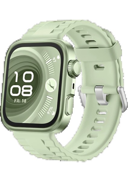 MYT09 Huawei Fit 4 Nova Silikon Kordon - Açık Yeşil