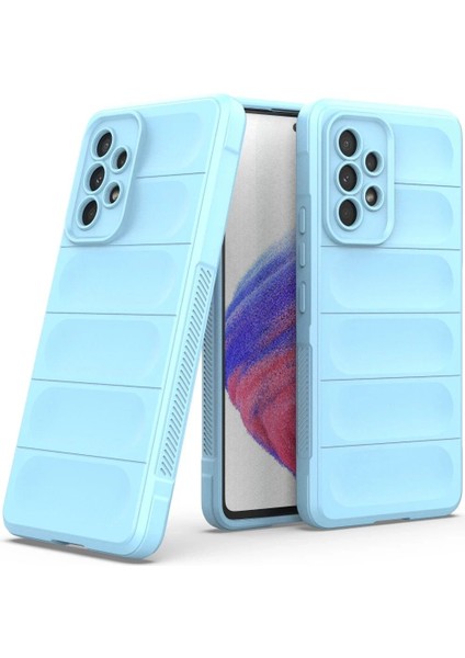 MYT09 Samsung Galaxy A53 5g Kılıf Optimum Silikon - Sky Blue fiyatları