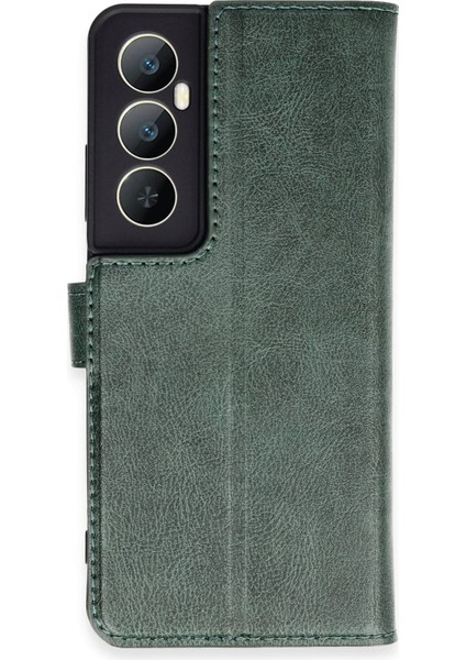 MYT09 Realme C65 Kılıf Trend S Plus Kapaklı Kılıf - Yeşil