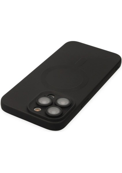 MYT09 iPhone 13 Pro Kılıf Moshi Lens Magneticsafe Silikon - Siyah indirimleri