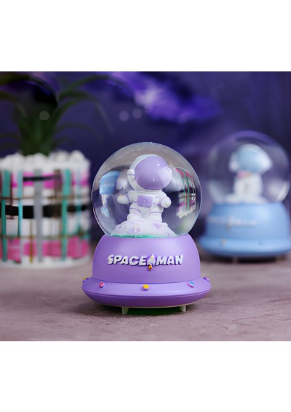 Minik Astronot Işıklı Kar Küresi ALK3109