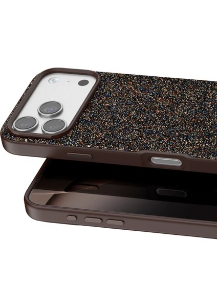 MYT09 Apple iPhone 17 Pro Bright Simli Kapak - Gold fiyatları