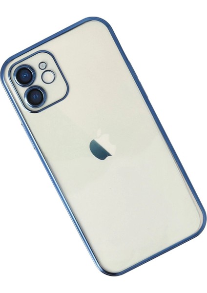 MYT09 iPhone 12 Kılıf Lensli Silikon - Lacivert fiyatları