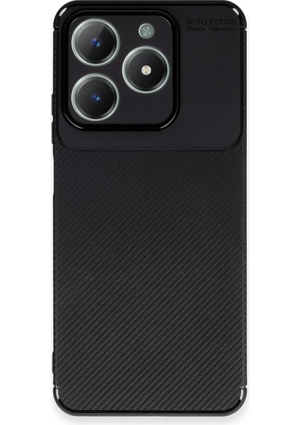 MYT09 Realme C61 Kılıf Auto Focus Karbon Kapak - Siyah fırsatları