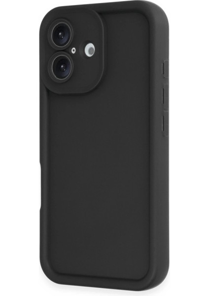 MYT09 iPhone 16 Kılıf Viera Silikon - Siyah