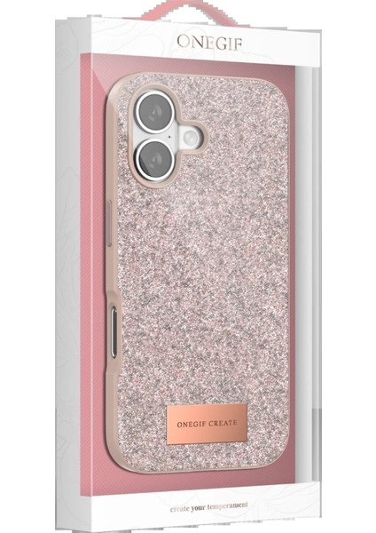 MYT09 Apple iPhone 17 Pro Bright Simli Kapak - Beyaz fırsatları