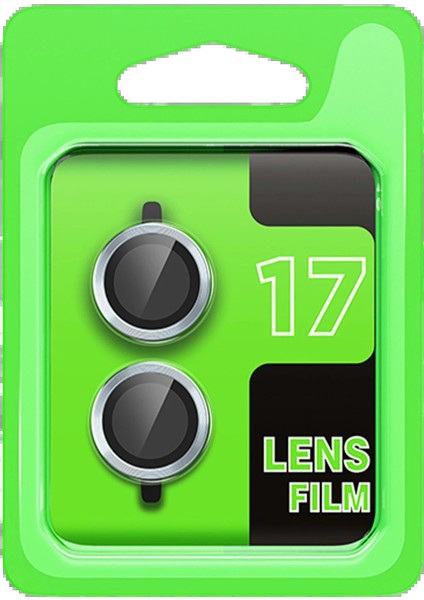 MYT09 Apple iPhone 17 Raze Metal Kamera Lens - Açık Mavi