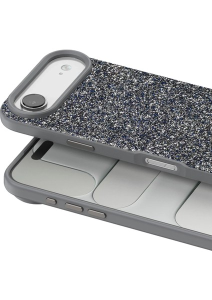 MYT09 Apple iPhone 17 Air Bright Simli Kapak - Gümüş fiyatları