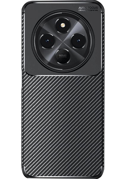 MYT09 Xiaomi Redmi 14C Kılıf Auto Focus Karbon Kapak - Siyah