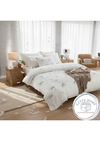 %100 Doğal Kaz Tüyü Mix Çift Kişilik Yorgan (195x215) – Premium Series, Ultra Hafif 9 TOG, 2500gr Özel Üretim fiyatları