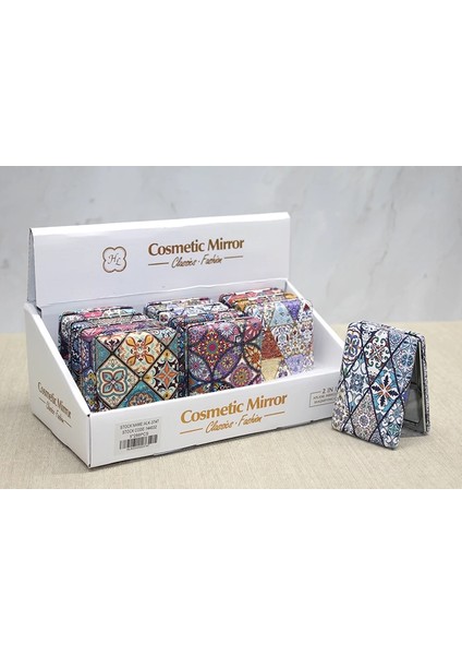 Taşlı El Aynası Dikdörtgen Kalın ALK3747