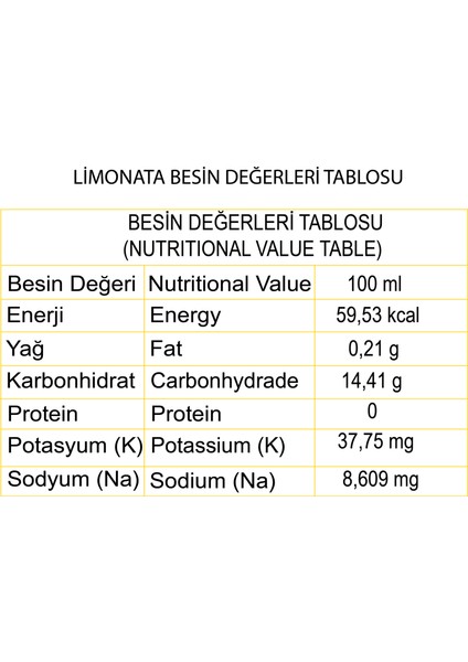 Dondurulmuş Doğal Limonata Şeker İlavesiz 5 Adet 900 ml. modelleri