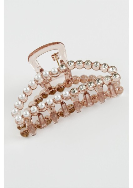 Oval Inci Taşlı Mandal Toka 8 cm fiyatları