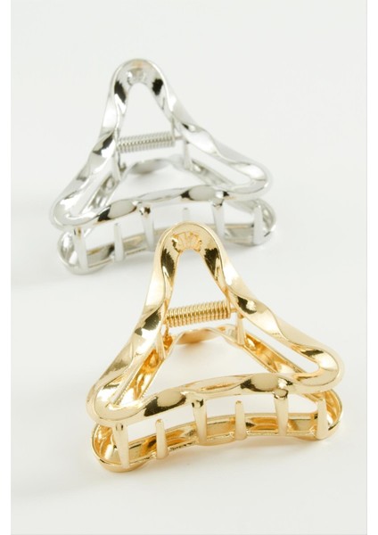 Oval Burgulu Metal Mandal Toka 6 cm