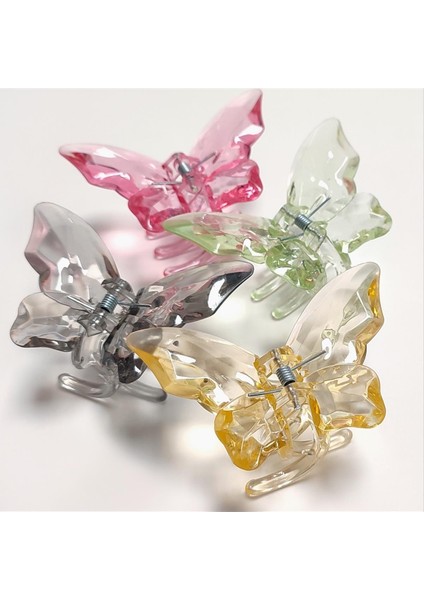 6 cm Şeffaf Renkli Mandal Toka 1 Adet fiyatları